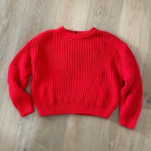 H&M | Red Knit | Small |